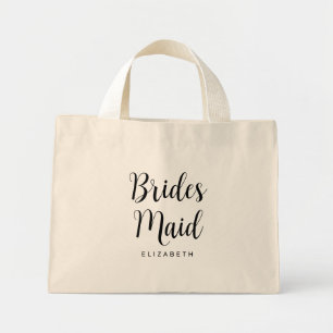Mini Tote Bag Bridesmaid Bachelorette Modèle femmes Moderne