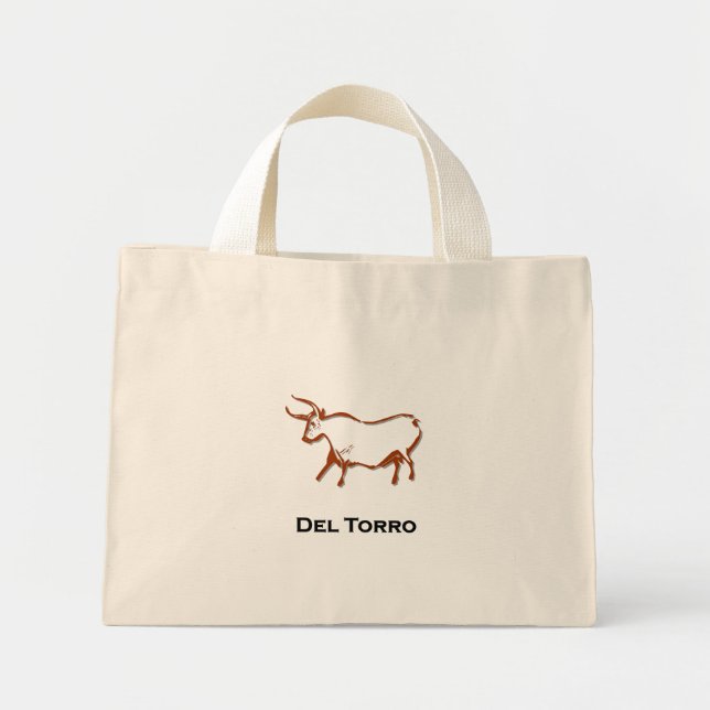 Mini Tote Bag Bull del toro (Devant)