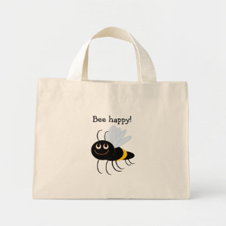 Mini Tote Bag BuzzAboutBees Bee Happy Mini-fourre-tout