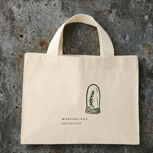 Mini Tote Bag Cadeau de lecture pour un jardin d'académie sombre