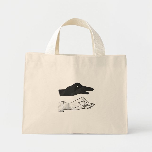 Mini Tote Bag Canard Silhouette main (Devant)