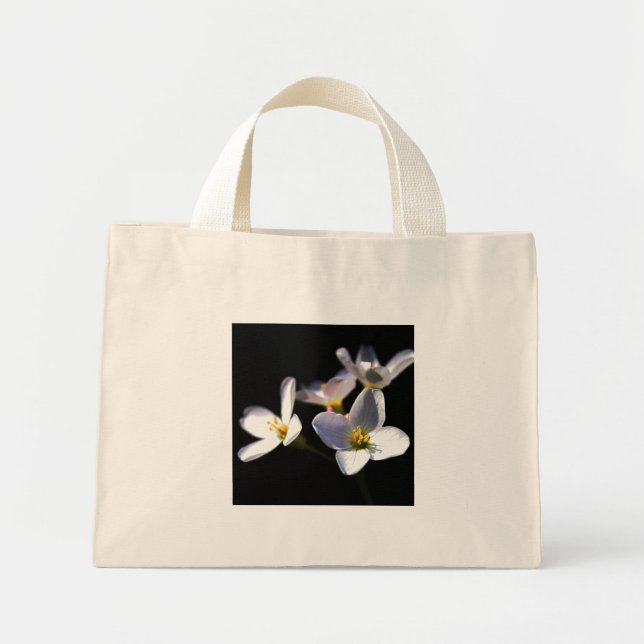 Mini Tote Bag Cardamine Pratensis Fleurs tcnm (Devant)