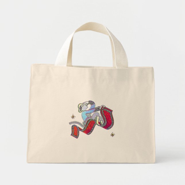 Mini Tote Bag Cartouche de tapis magique (Devant)