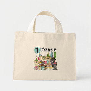 Mini Tote Bag Chiots 1er Anniversaire Tshirts et cadeaux Bash