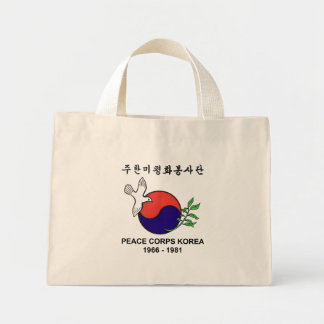 Mini Tote Bag Corps de la paix Corée minuscule Fourre-tout