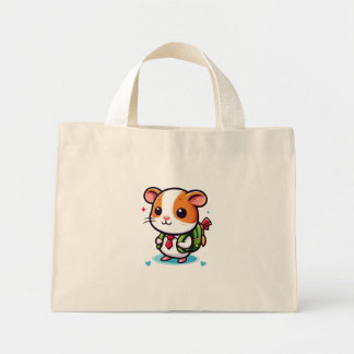 Mini Tote Bag Cute Little Guinea Pig et son retour à l'école