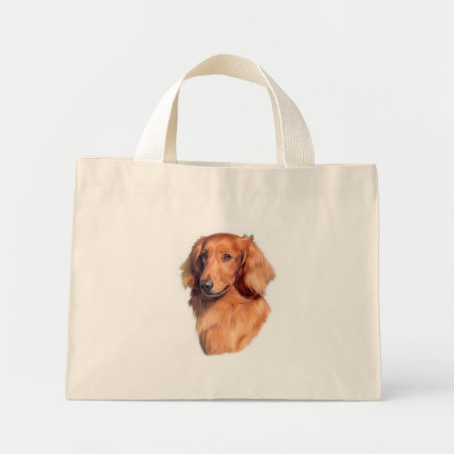 Mini Tote Bag Dachshund (Devant)