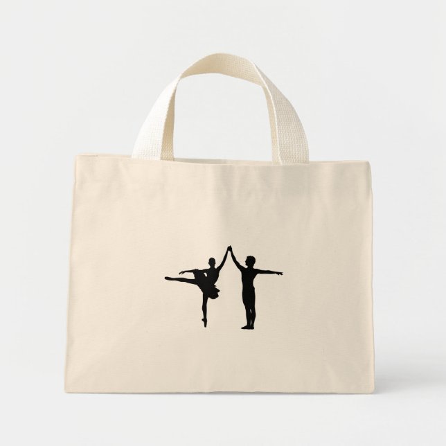 Mini Tote Bag Danseurs de ballet (Devant)