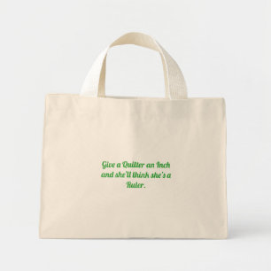 Mini Tote Bag Donner une surface de 10 cm