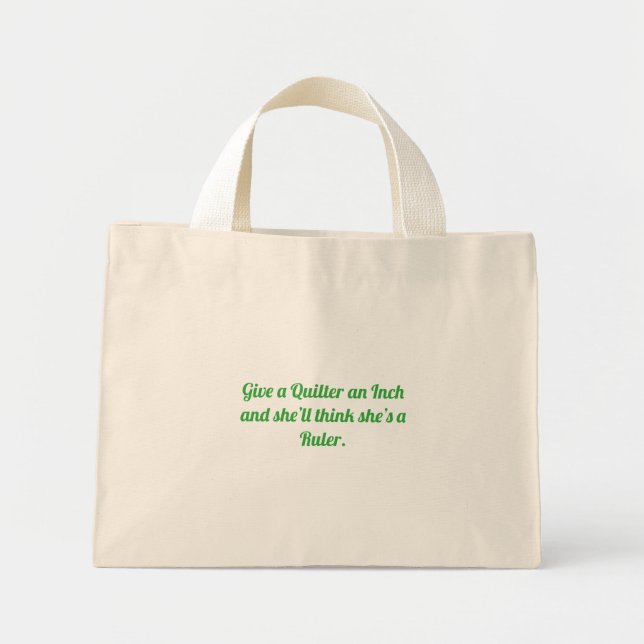 Mini Tote Bag Donner une surface de 10 cm (Devant)