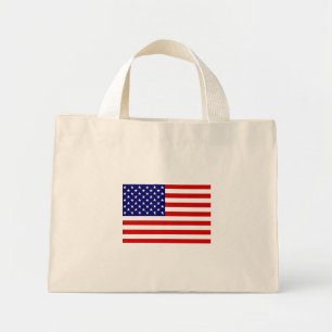 Mini Tote Bag Drapeau américain