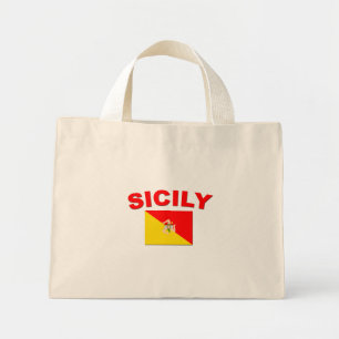 Mini Tote Bag Drapeau sicilien 1