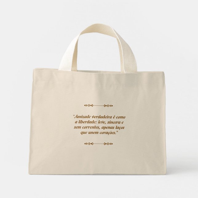 Mini Tote Bag ecobag (Dos)