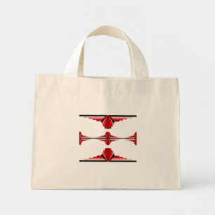 Mini Tote Bag Éléments Art déco dans