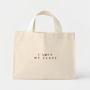Mini Tote Bag Enseignant de la Saint-Valentin