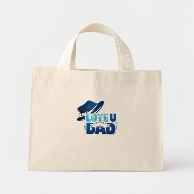 Mini Tote Bag father's day (Devant)
