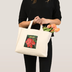 MINI TOTE BAG FLORAL / ANTHURIUM