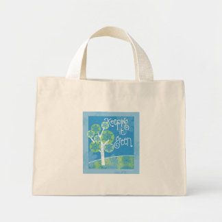 Mini Tote Bag Garder le vert