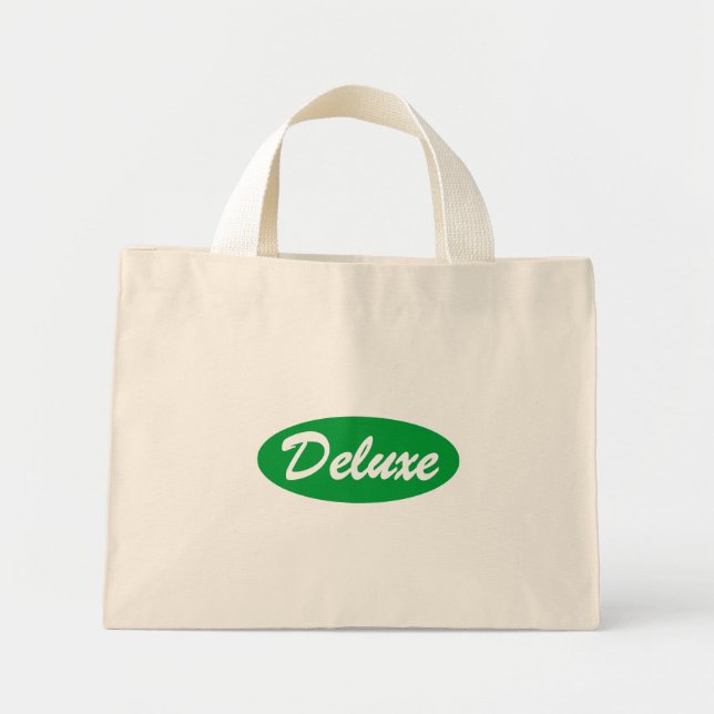 Mini Tote Bag Green Deluxe (Devant)