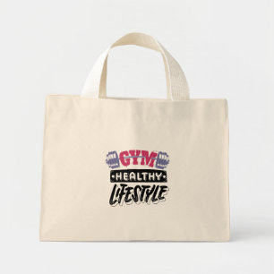 Mini Tote Bag gymnase mode de vie sain conception de motivation