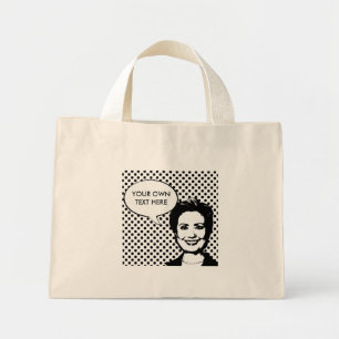 Mini Tote Bag Hillary Clinton 1