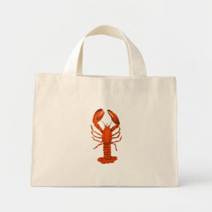 Mini Tote Bag Homard rouge