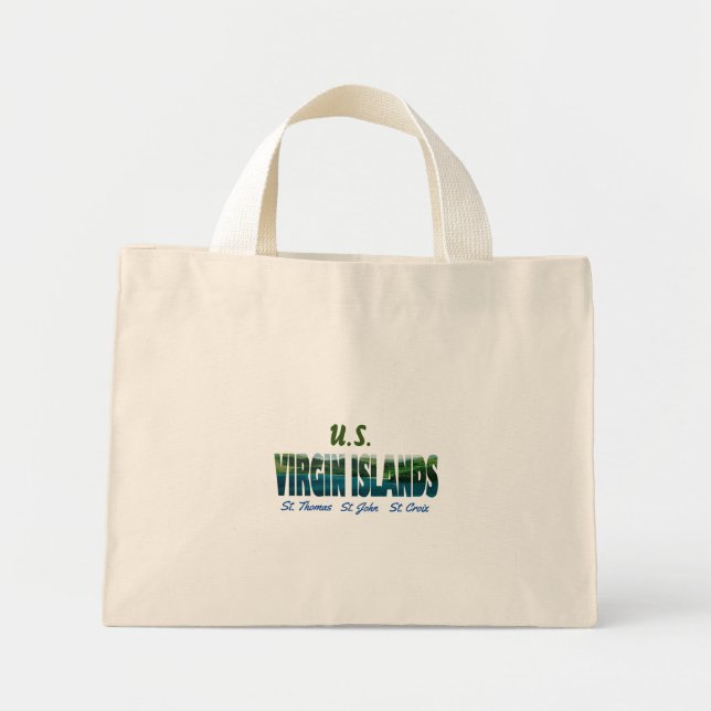 Mini Tote Bag Îles Vierges américaines  (Devant)