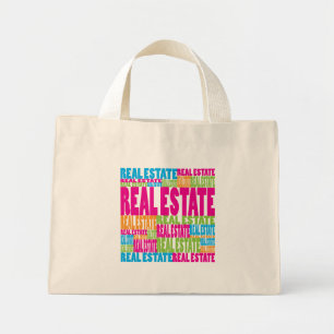 Mini Tote Bag Immobilier coloré