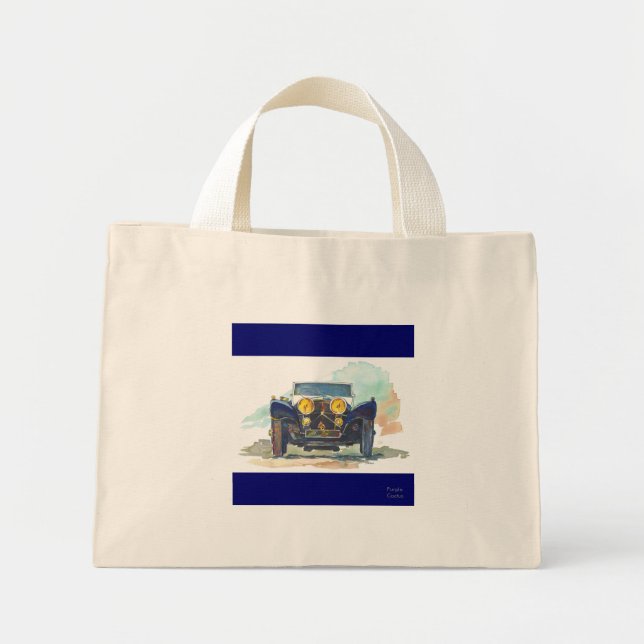 Mini Tote Bag Jaguar SS-100 (Devant)