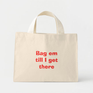 Mini Tote Bag Je m'en occupe jusqu'à ce que j'y arrive