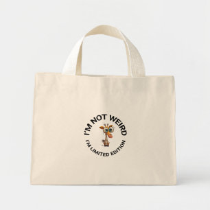 MINI TOTE BAG JE NE SUIS PAS RIEN, JE SUIS LIMITÉE ÉDITION