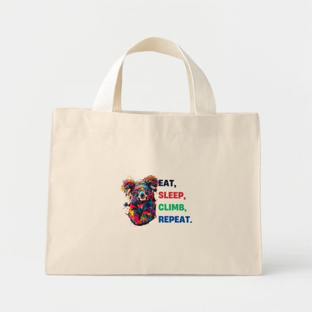 Mini Tote Bag Koala (Devant)