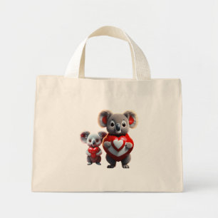 Mini Tote Bag Koala Cuddle : Minuscule Fourre-tout"