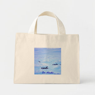 Mini Tote Bag La morue des baleines dans la glace
