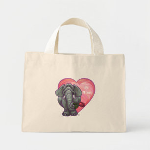 Mini Tote Bag La Saint-Valentin des éléphants