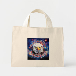 Mini Tote Bag La Terre Des Hommes Libres Feu D'artifice Aigle Br