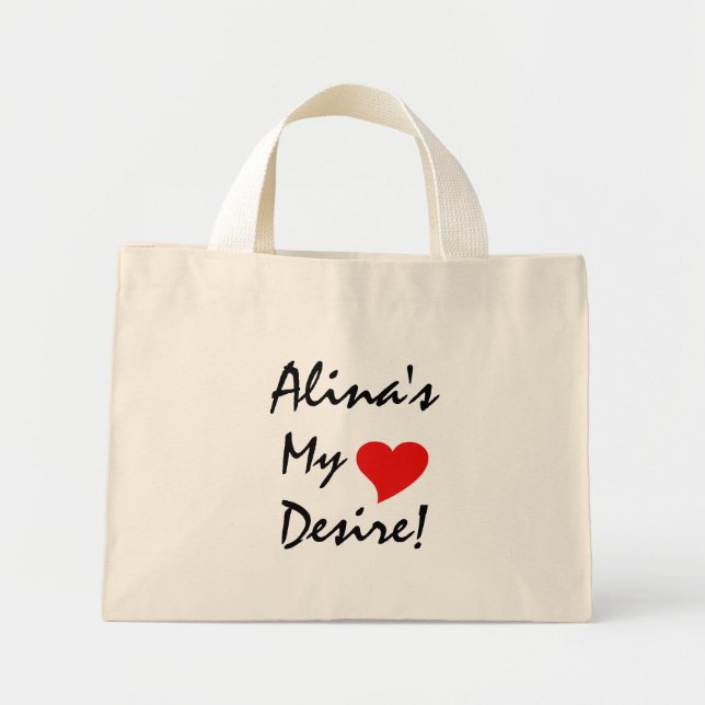 Mini Tote Bag Le désir d'Alina (Devant)