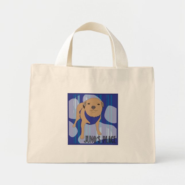 Mini Tote Bag Le logo de Juno à la place Fourre-tout (Devant)