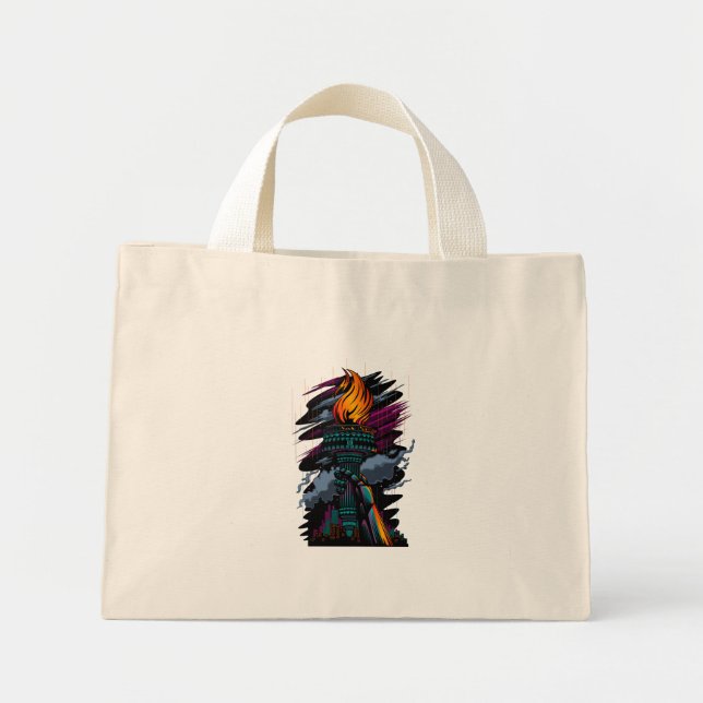 Mini Tote Bag Liberté (Devant)