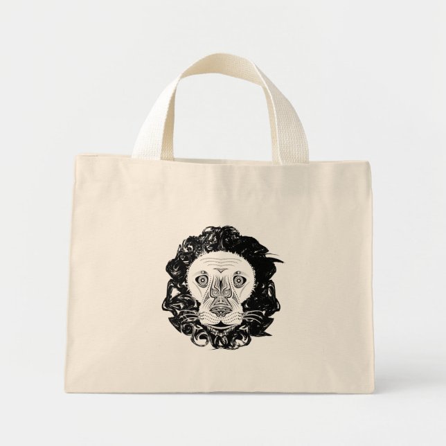 Mini Tote Bag Lion (Devant)