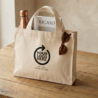 Mini Tote Bag Logo Entreprise Personnalisé