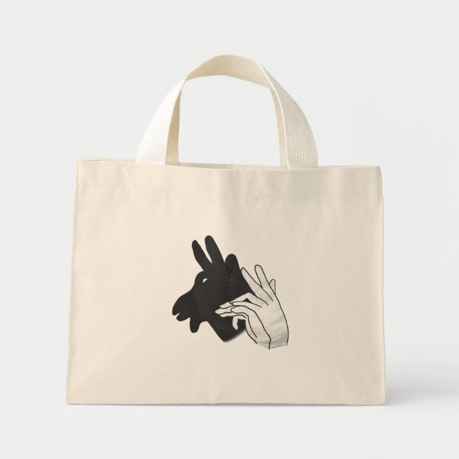 Mini Tote Bag Main Silhouette Billy Chèvre (Devant)