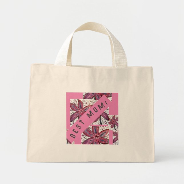 Mini Tote Bag Maman ! (Devant)