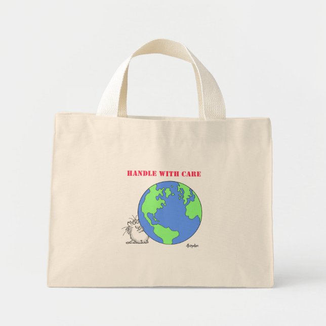 Mini Tote Bag MANIÈRE AVEC SOIN Boynton Cat (Devant)