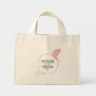 Mini Tote Bag Mère de la chambre Papillon rose Art Nouveau
