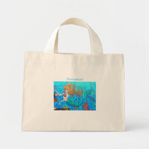 Mini Tote Bag Mermaid sous l'eau