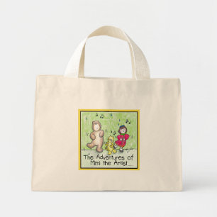 Mini Tote Bag Mimi l'artiste dansant