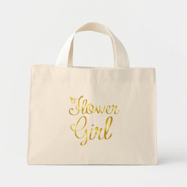 Mini Tote Bag Minuscule Gold Girl, Petite (Devant)