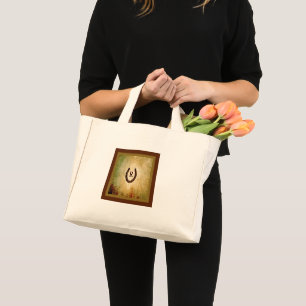 Mini Tote Bag Monogrammed Horseshoe