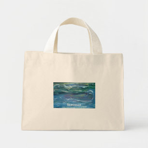 Mini Tote Bag mouettes